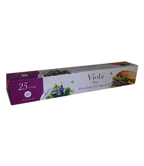 Viola Prima Aluminum Foil 25 Ftsq Wasilonline