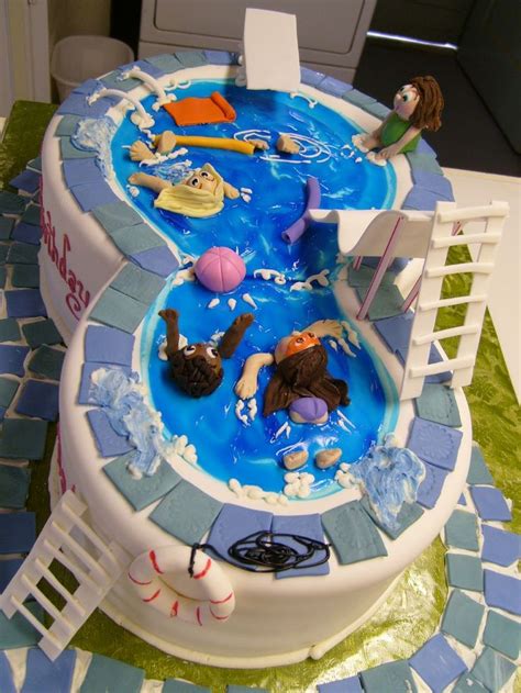 Swimming Pool Cake