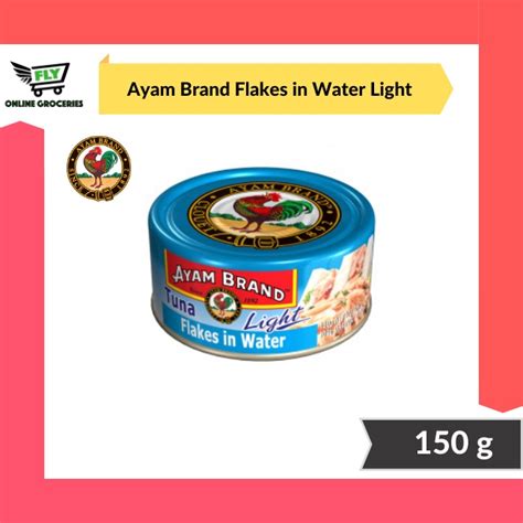 Ayam Brand Tuna Flakes In Water Light 150 G Shopee Malaysia