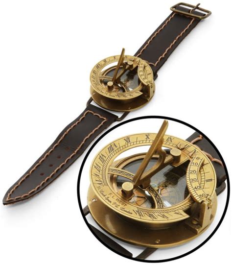 Navitron Steampunk Wrist Compass And Sundial