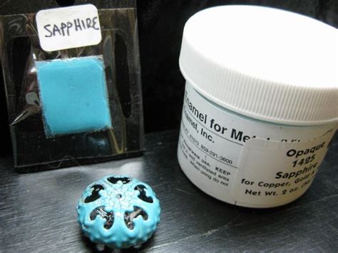 Sapphire 1425 Turquoise Opaque Enamel 2 Ounce Jar Etsy