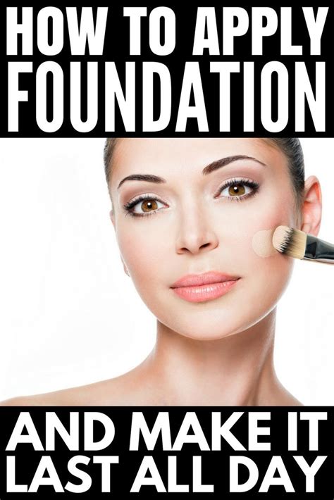 Beauty Tip How To Apply Foundation So It Lasts All Day Makeup