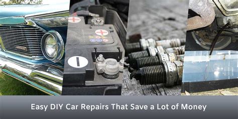 Easy Diy Car Repairs That Save Money Auto Repair Repair Vehicle Care