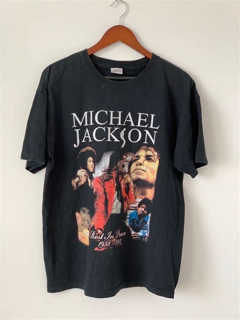 Vintage Michael Jackson T Shirt Sz L On Mercari Shirts Michael