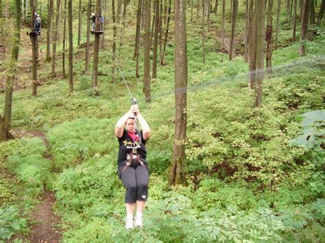 Jen Gets Moving: Trying Something New - Treetop Trekking and Ziplining!