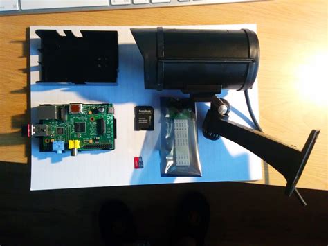 3.an ethernet cable or wifi dongle (to connect to the internet). Raspberry Pi CCTV