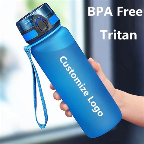 Personalize Water Bottles Portable Outdoor Sports Safety Tritan Bpa