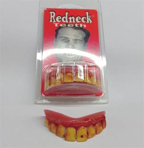 Redneck Hillbilly Fancy Dress Teeth Hill Billy Teeth With Fitting Beads