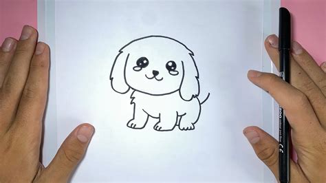 Como Dibujar Un Perrito Kawaii F Cil Y Paso A Paso Youtube