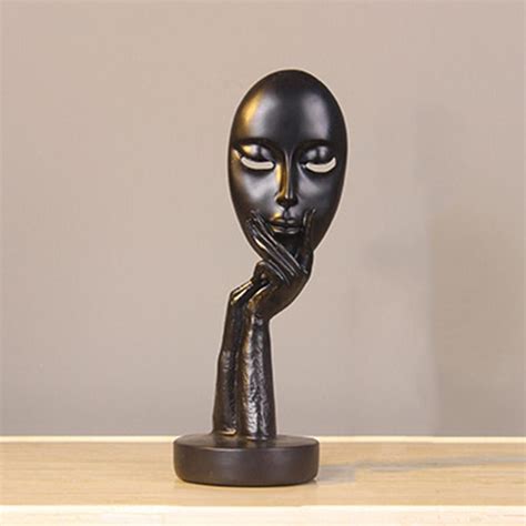 Home Statue Abstract Human Face Model Sculpture Modern Art Living Room