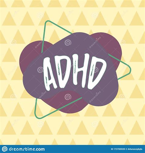 Writing Note Showing Adhd Business Photo Showcasing Mental Health