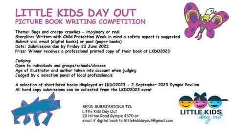 Lkdo Picture Book Comp Promo 2023 Little Kids Day Out