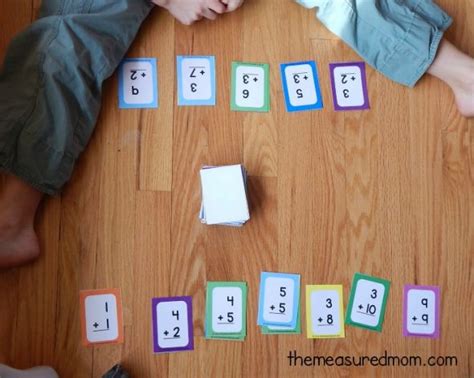If you are playing with only two players, one deck of cards is enough. 15 in a row: Fun math facts game using flashcards - The ...