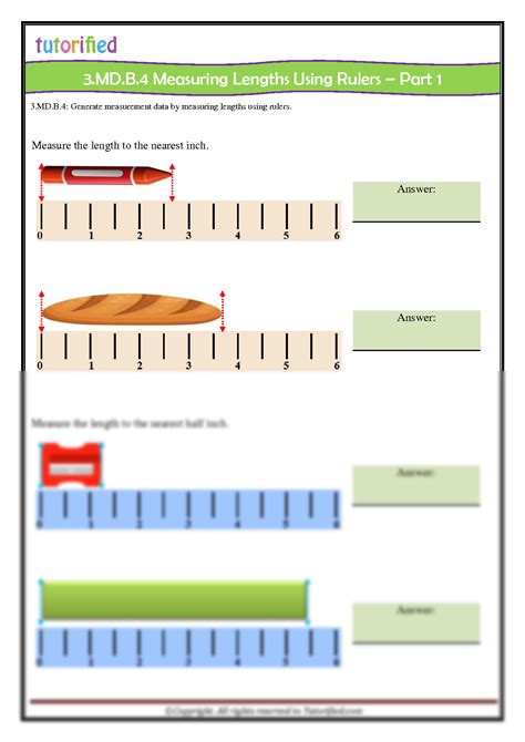 Solution 3 Md B 4 Measuring Lengths Using Rulers Part 1 Studypool