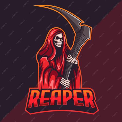 Premium Vector Vector Of Skull Grim Reaper Mascot