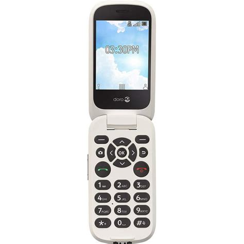 Doro 7050tl Flip Easy To Use Cell Phone For Seniors By Tracfone