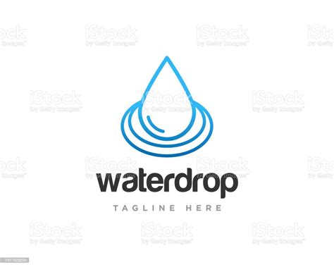 Water Logo Design Illustration Vector Stock Illustration Download