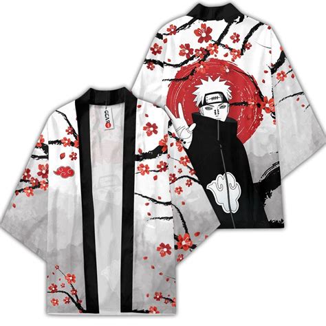 Akatsuki Pain Kimono Shirts Custom Japan Style Anime Naruto Home