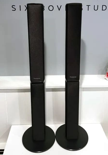 Panasonic Sb Hf770 Front Tower Speakers Pair Left And Right Sound