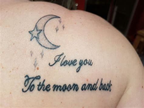 I Love You To The Moon And Back Tattoos Infinity Tattoo I Tattoo