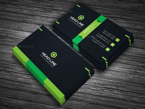 Premium Business Card Template 000090 In 2020 Modern Business Cards