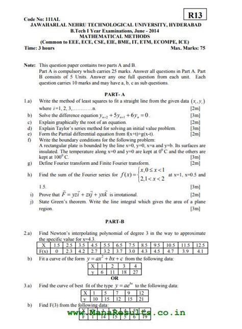 JNTU Hyderabad Previous Question Papers For ECE 2023 2024 EduVark