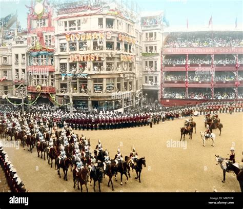 Queen Victorias Jubilee London 1887 Stock Photo Alamy