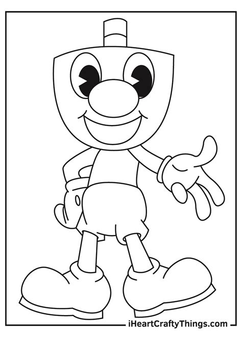 Cuphead Coloring Pages Updated