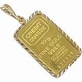 Images of Credit Suisse Gold Bar Pendant
