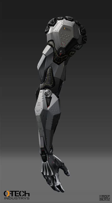 Mechanical Arm Anime Guy With Robot Arm