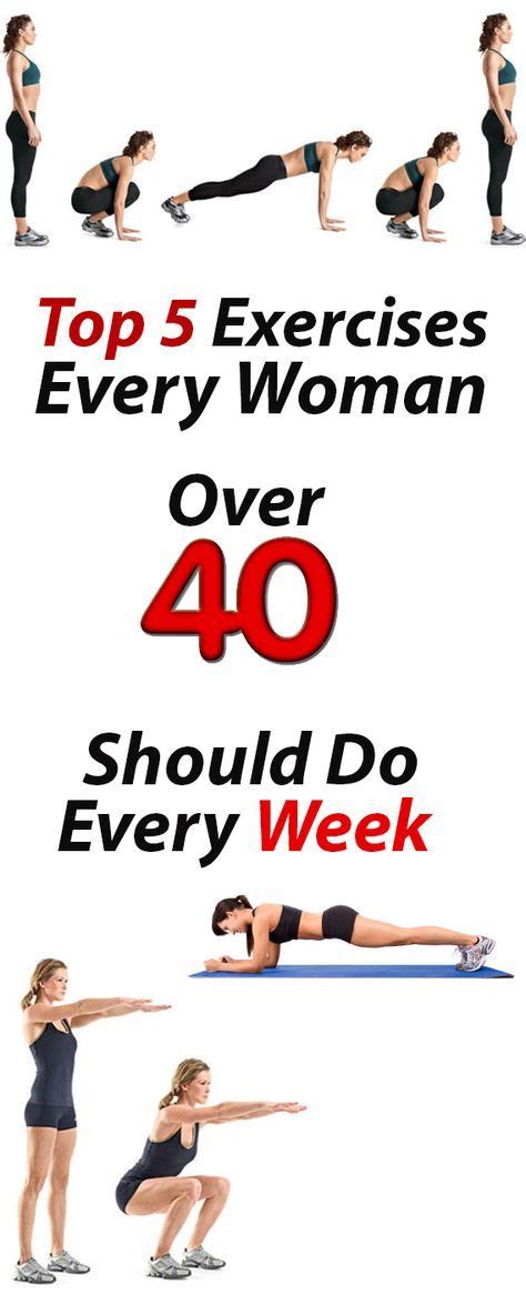 Top 5 Exercises Every Woman Over 40 Should Do Every Week Exercise