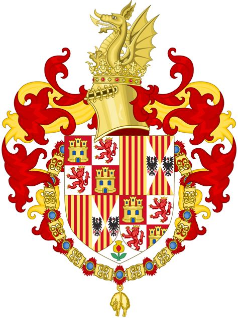 Filecoat Of Arms Of Ferdinand Ii Of Aragon Order Of The Golden Fleece