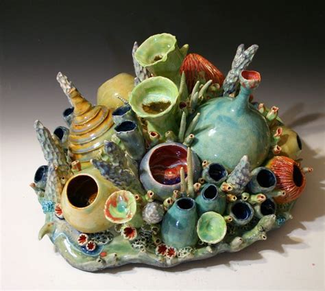 Keramik Korallenriff Skulptur Von Diane Martin Lublinski Folgen Sie