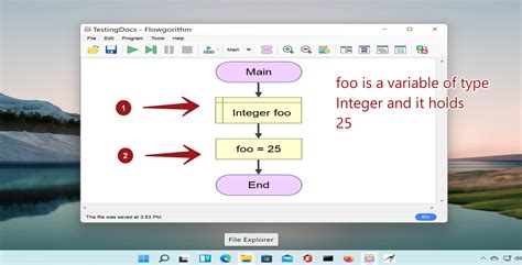 Create Variables In Flowgorithm Flowchart TestingDocs Com
