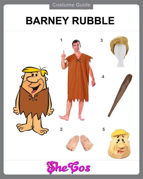 the easy way to make your own barney rubble costume shecos blog
