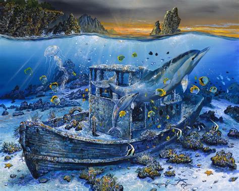 Robert Lyn Nelson Maui Artist Marine Ocean Paintings Sea Life Art