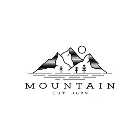 Premium Vector Mountain And Sea Logo Design Inspiration