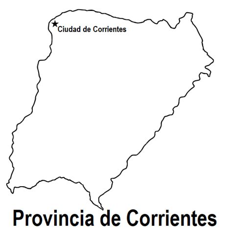 Blog De Biologia Mapa De La Provincia De Corrientes Para Colorear