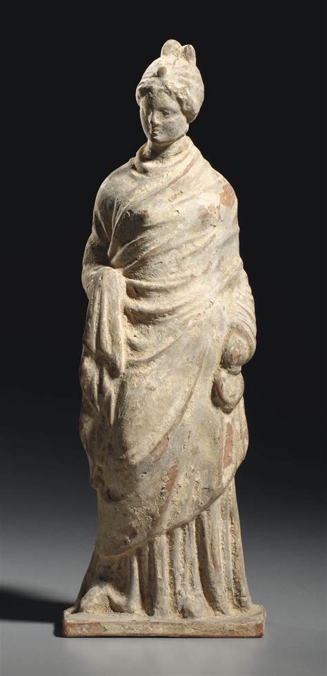 A Greek Terracotta Female Figure Hellenistic Period Circa Rd