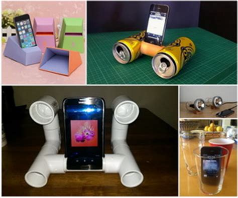 A quick search on google will bring up countless ways to make diy speakers (or volume boosting amps) for a smartphone. 20+ Cool and Simple DIY iPhone Speaker Ideas - Hative