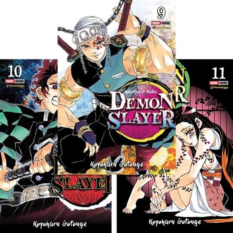 Demon Slayer Pack Vol Tomo 9 10 11 Manga Panini Español Envío Gratis