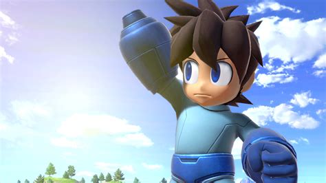 Helmetless Mega Man Super Smash Bros Ultimate Mods