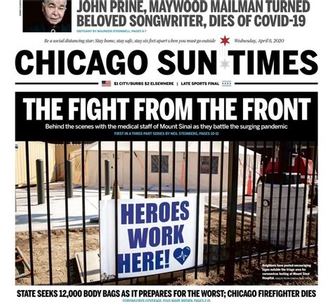 Chicago Sun Times Chicago Sun Times Tabloid Magazines Chicago