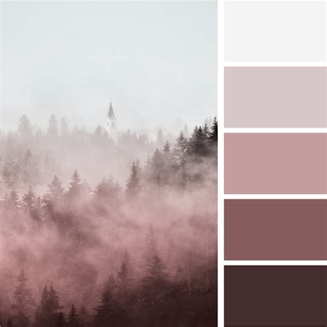 Dusty Pink Rose Monochromatic Color Palette In 2021 Color Palette
