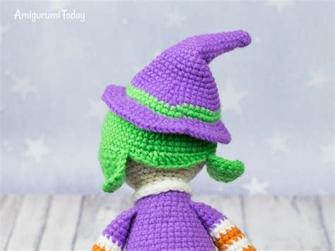 Halloween witch amigurumi pattern - Amigurumi Today | Halloween crochet ...
