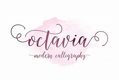 Calligraphy Script Octavia Typefaces Behance