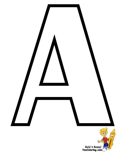 Letter z outline to use for kids coloring page. Traditional Free Alphabet Coloring Pages | Learn Alphabet ...