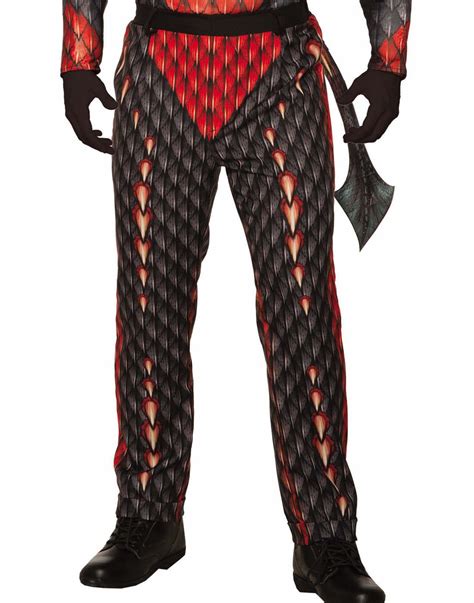 Mens Demon Mens Adult Evil Devil Halloween Costume Pants Std