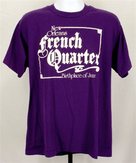 Vintage 80s New Orleans La T Shirt French Quarter Jazz Shirt Etsy