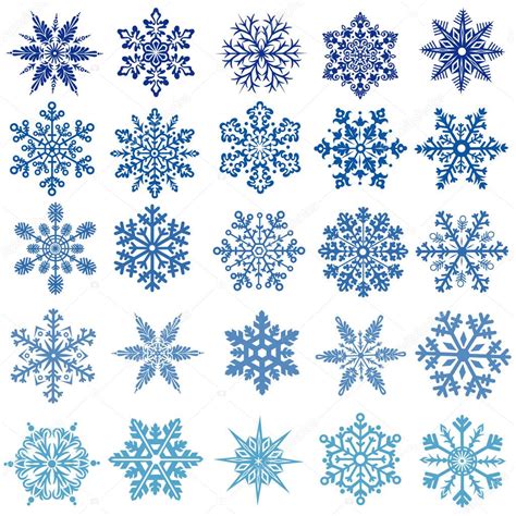 Set Of Vectors Snowflakes Stock Vector Image By ©sayanna 12857667